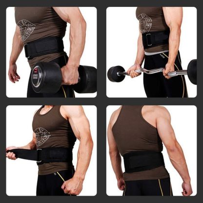 Gym Weightlifting Belt Bodybuilding Powerlifting Crossfit Lumbar Support - Image 6