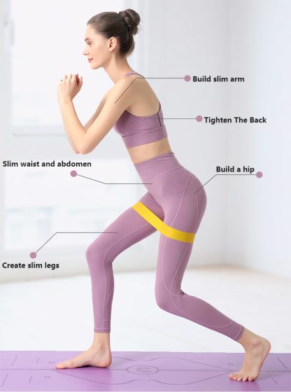 Resistance Bands Yoga Exercise Bands Elastic Rubber Pilates Crossfit Bands - Image 6