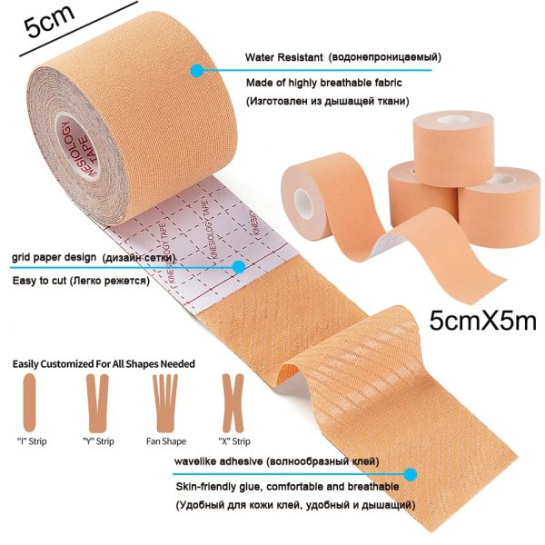 Kinesiology Tape for Athletic Recovery Elastic Tape - Image 3